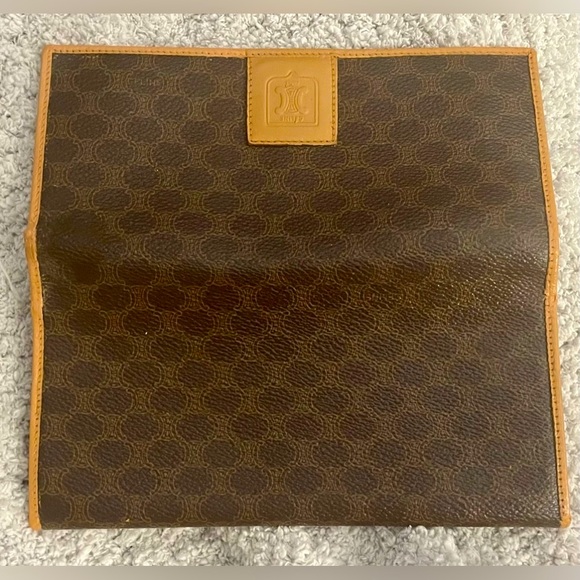 Celine Triomphe Leather PVC Macadam Crossbody Long Wallet with Unbranded… - Picture 5 of 9